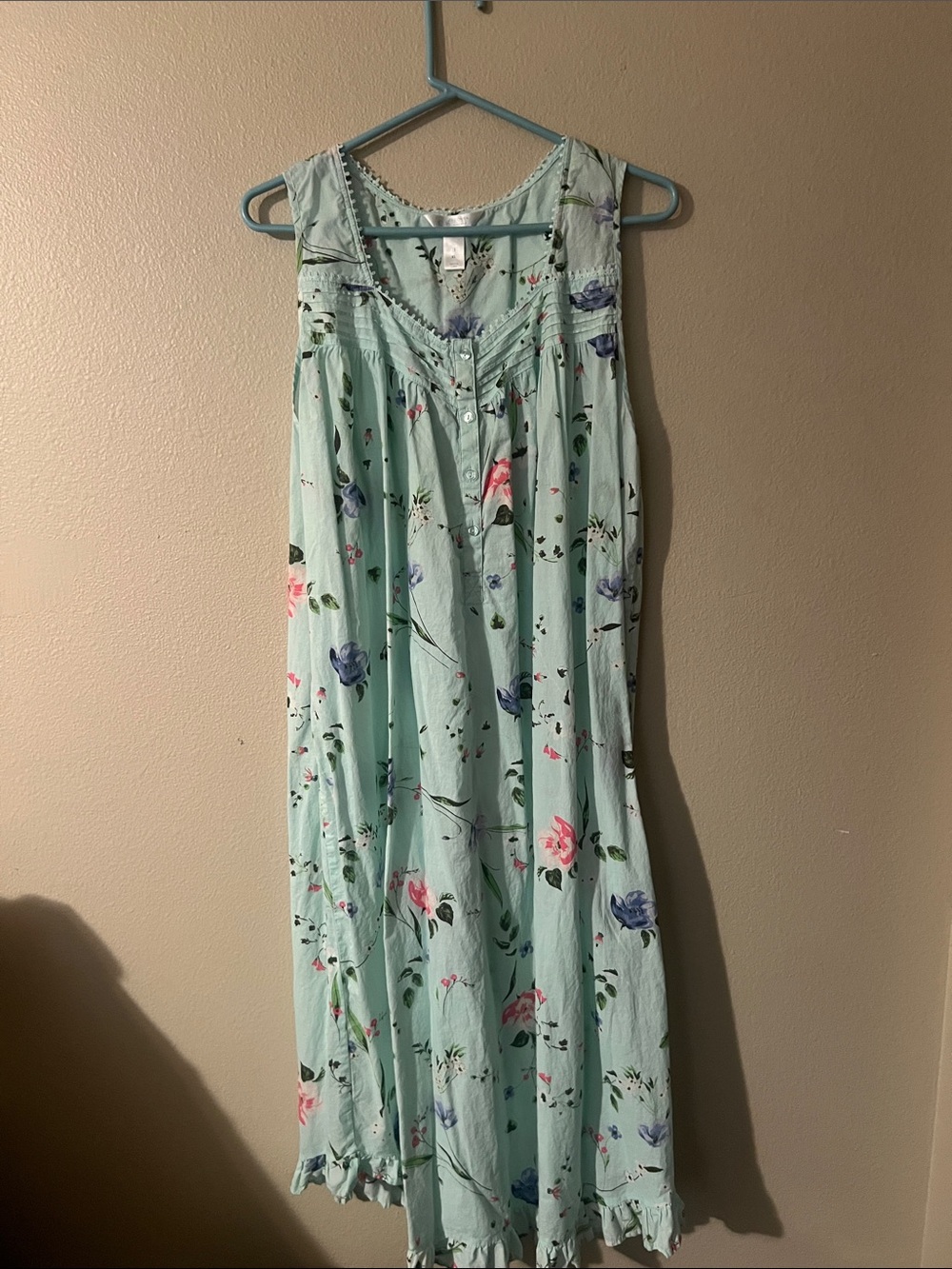 Adonna Floral Nightgown, Sleep Dress Cottagecore, Grandmacore, vintage farm - Picture 2 of 7
